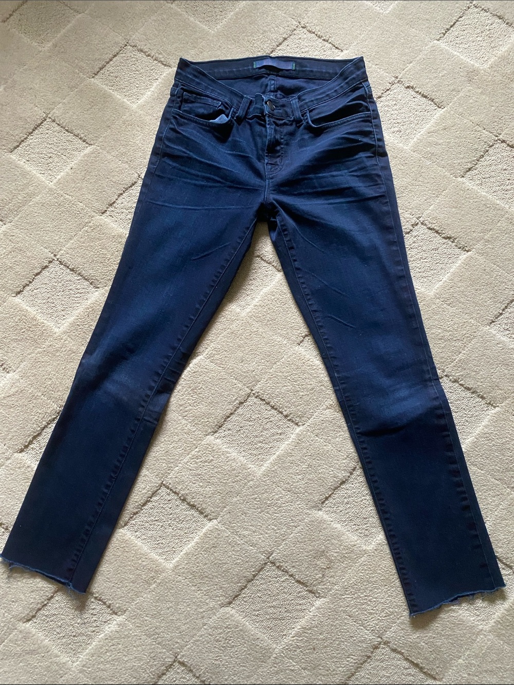 Dark Blue indigo denim Women’s pencil leg skinny Jeans